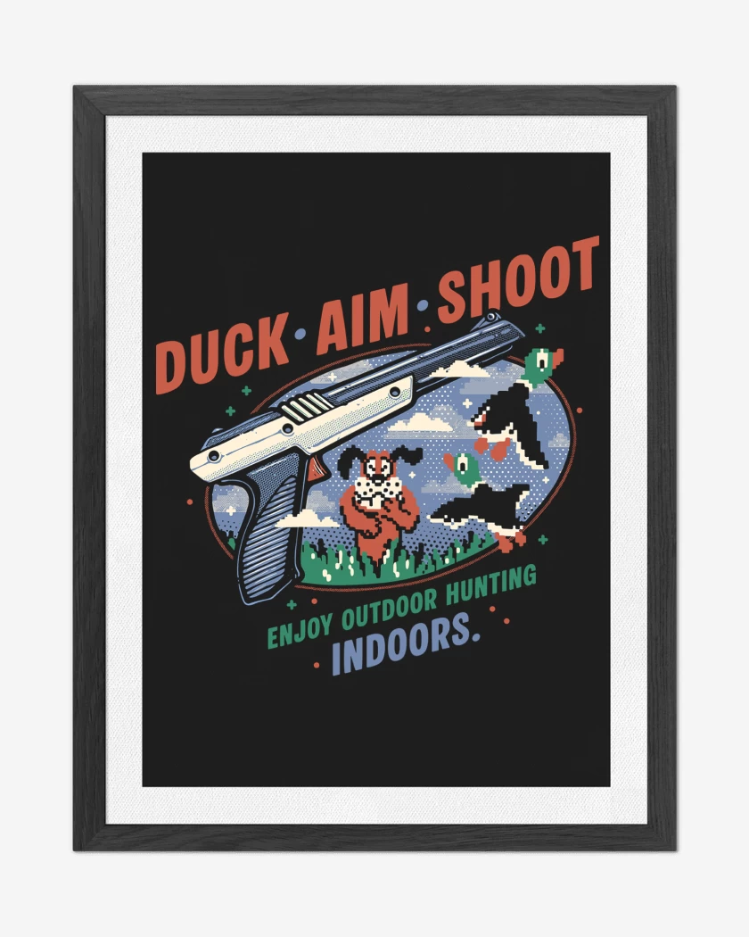 Cuadro decorativo Duck Hunt Aim Shoot