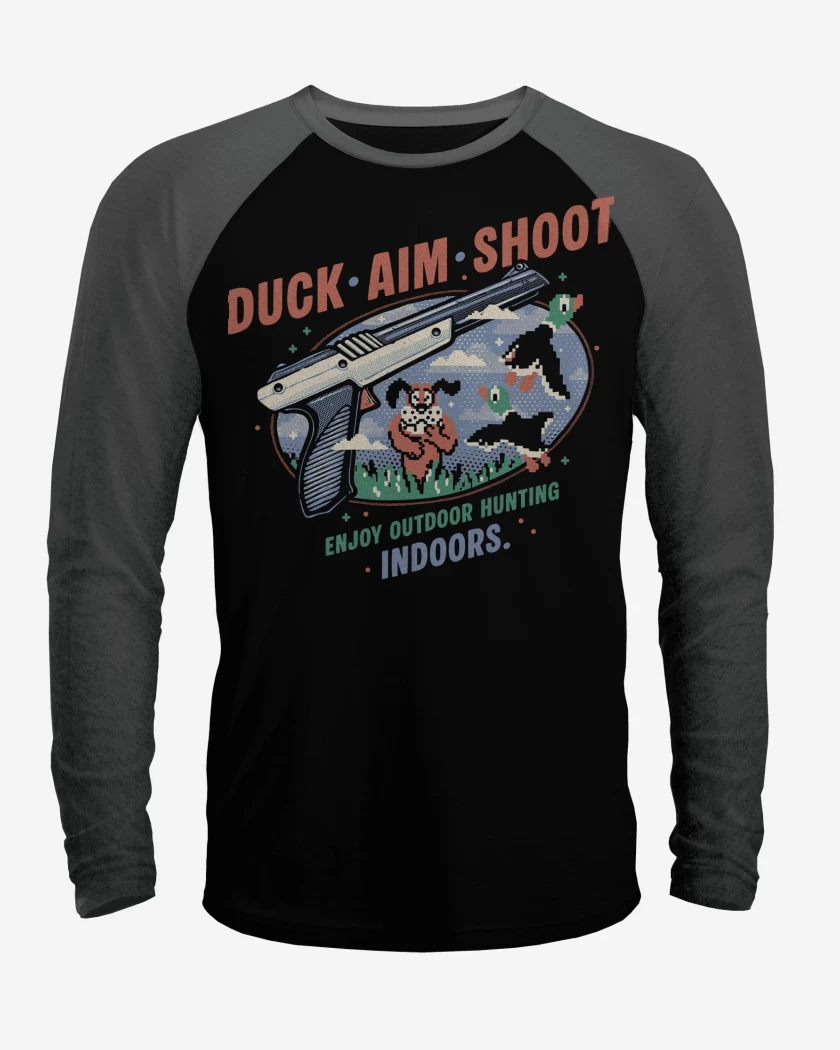 Polera Raglan Duck Hunt Aim Shoot