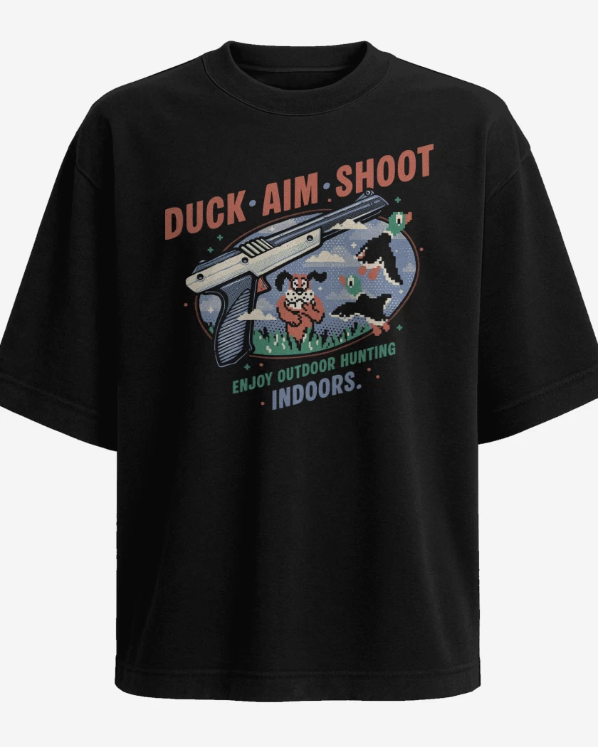Polera Oversize Duck Hunt Aim Shoot