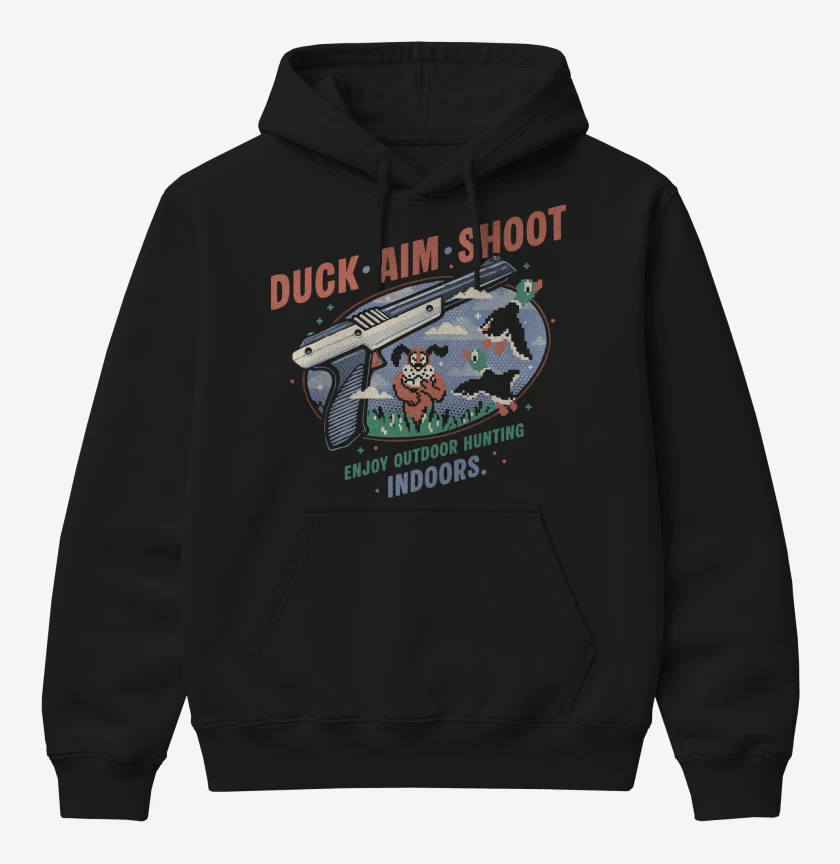 Poleron Canguro básico Duck Hunt Aim Shoot