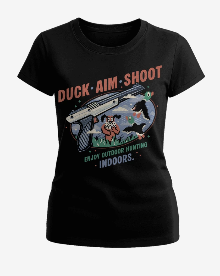 Polera de Mujer Duck Hunt Aim Shoot