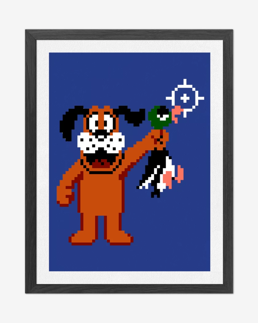 Cuadro decorativo Duck Hunt Perro