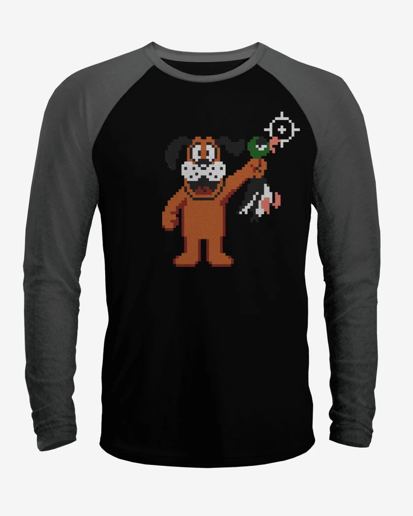 Polera Raglan Duck Hunt Perro