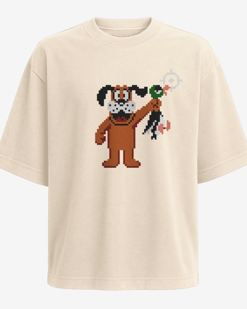 Polera Oversize Duck Hunt Perro