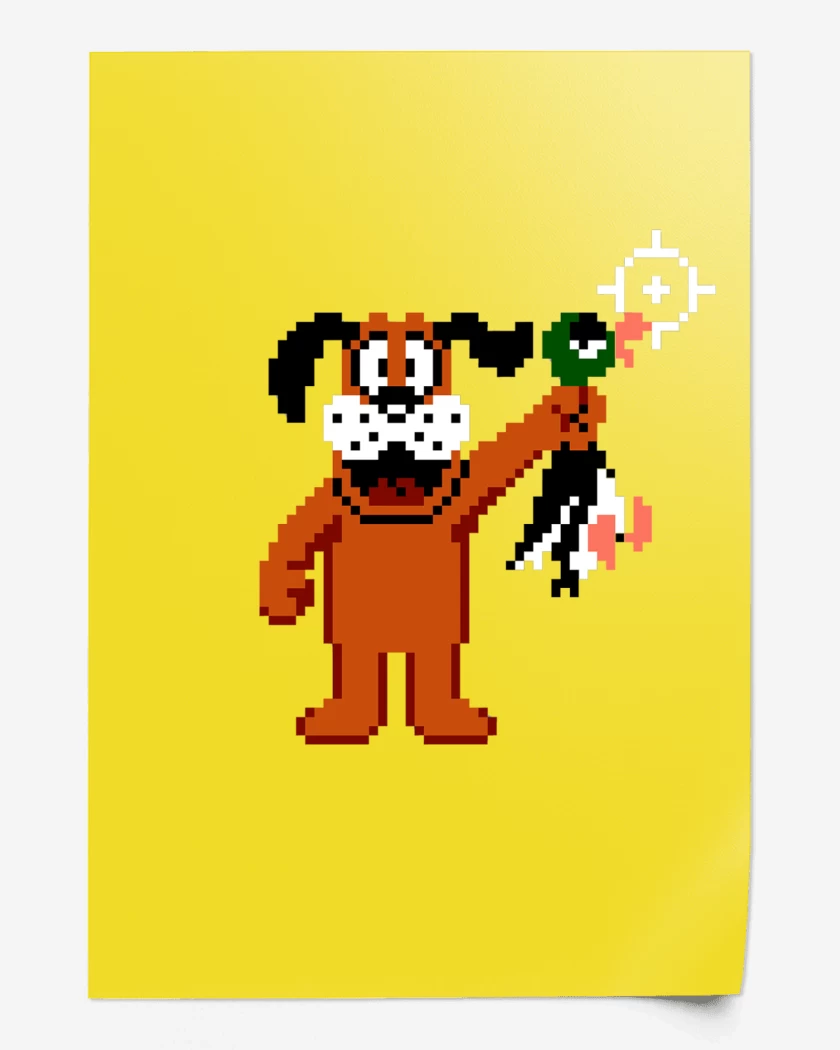 Print Duck Hunt Perro