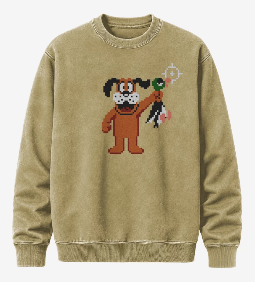 Poleron Polo Acid Wash Beige de Duck Hunt Perro