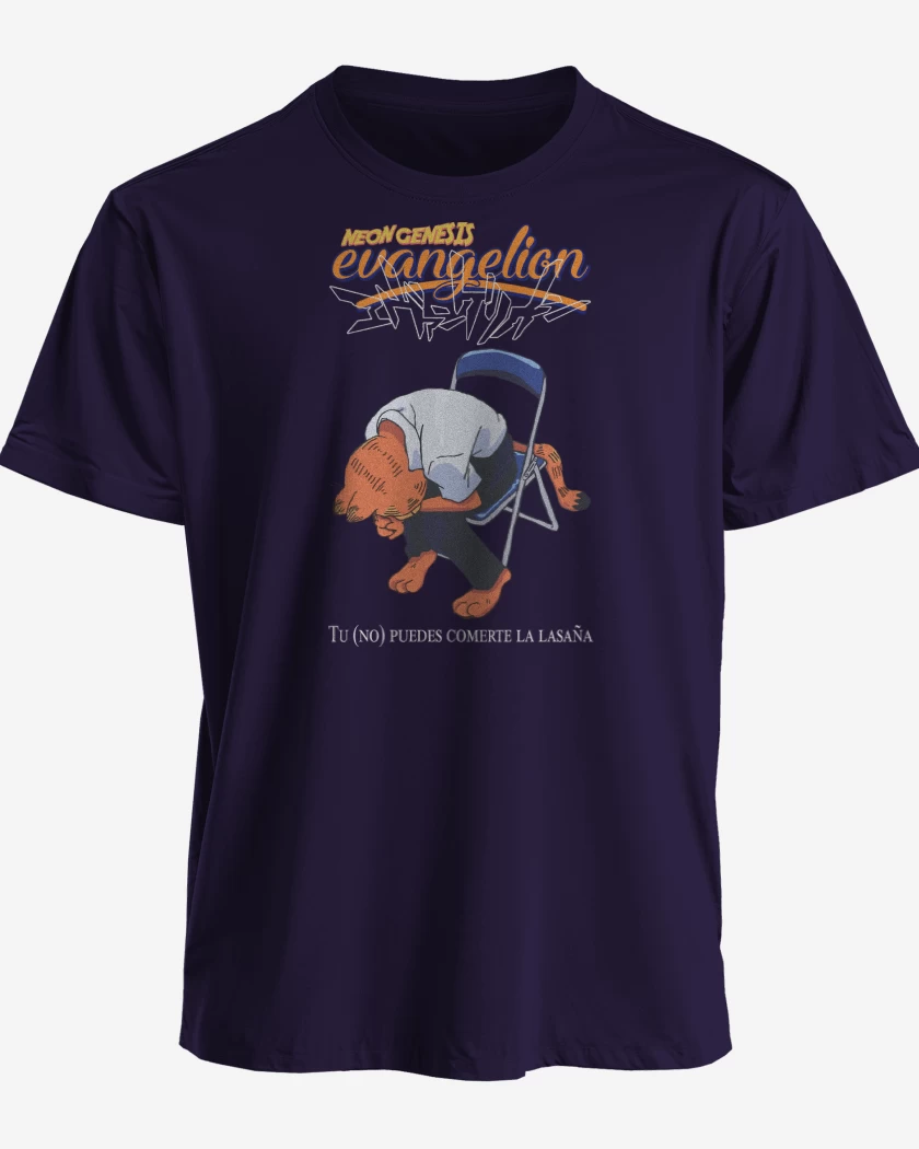 Polera Neon Genesis Evangelion Gardfield Lasaña