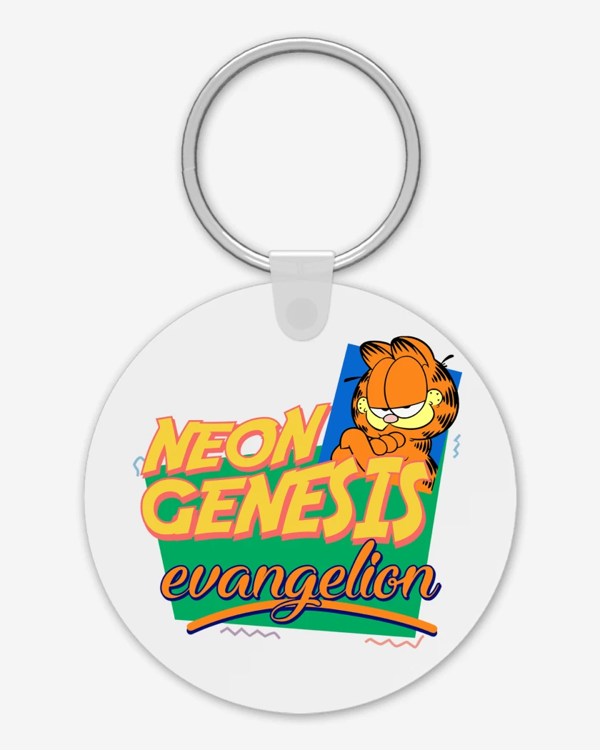 Llavero Neon Genesis Evangelion Garfield
