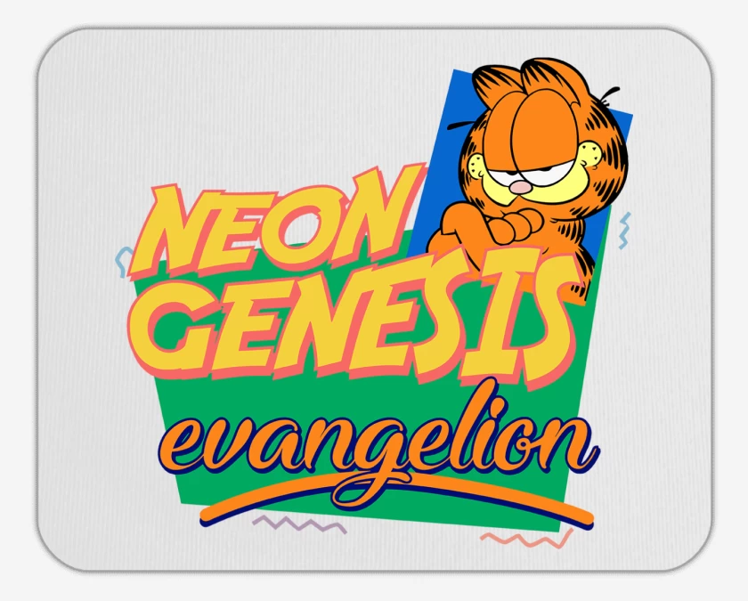 Mousepad Neon Genesis Evangelion Garfield