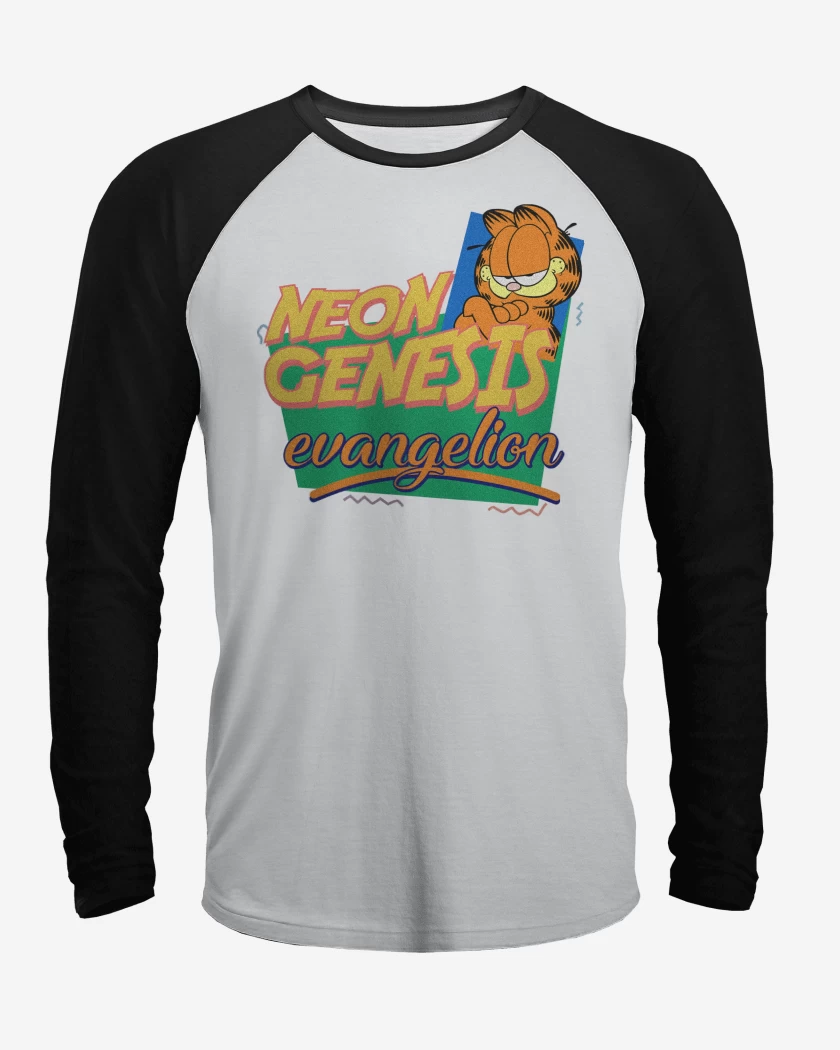 Polera Raglan Neon Genesis Evangelion Garfield