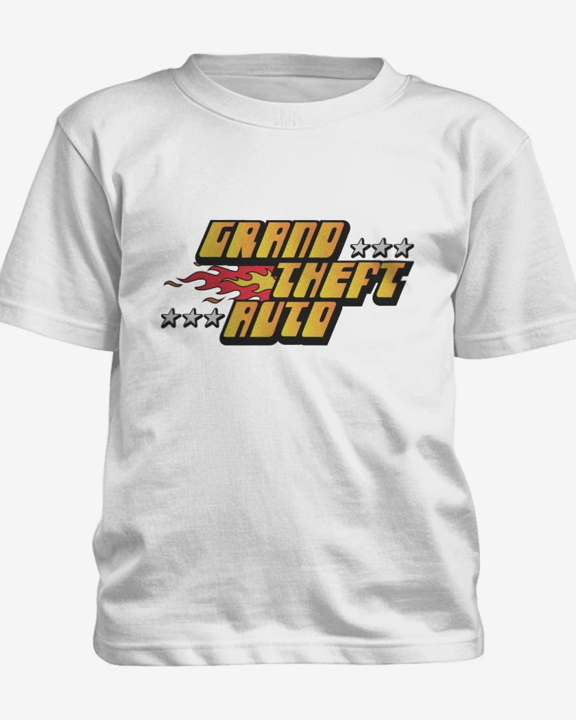 Polera de niño Blanco de Grand Theft Auto I