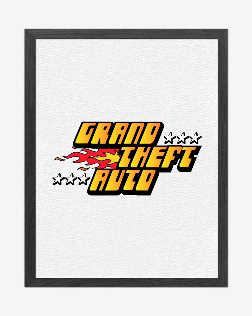 Cuadro decorativo Blanco de Grand Theft Auto I
