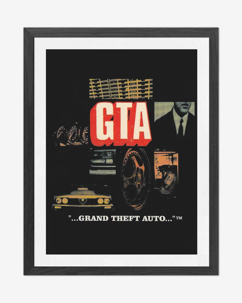 Cuadro decorativo Negro de GTA I