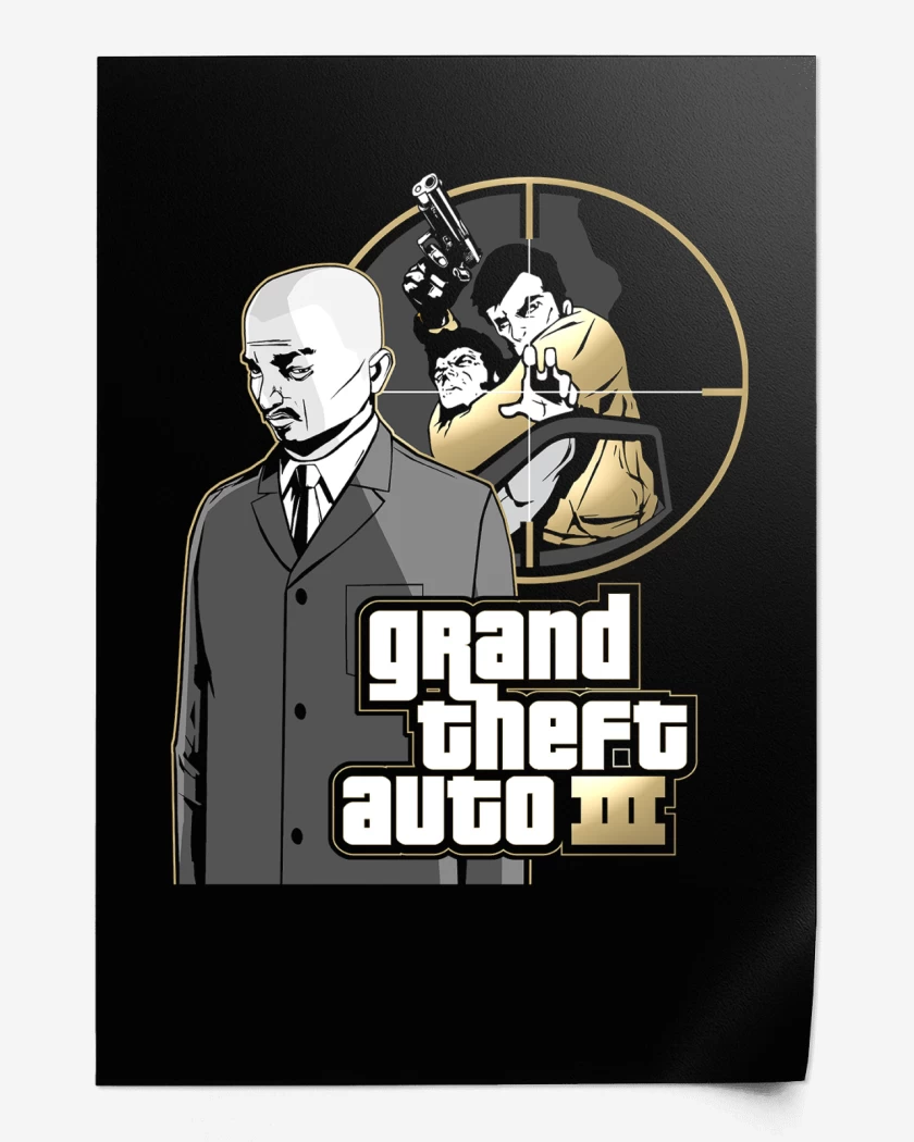 Print GTA III Salvatore Leone