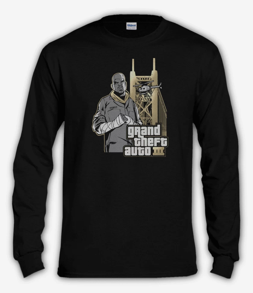 Polera manga larga GTA III Criminal