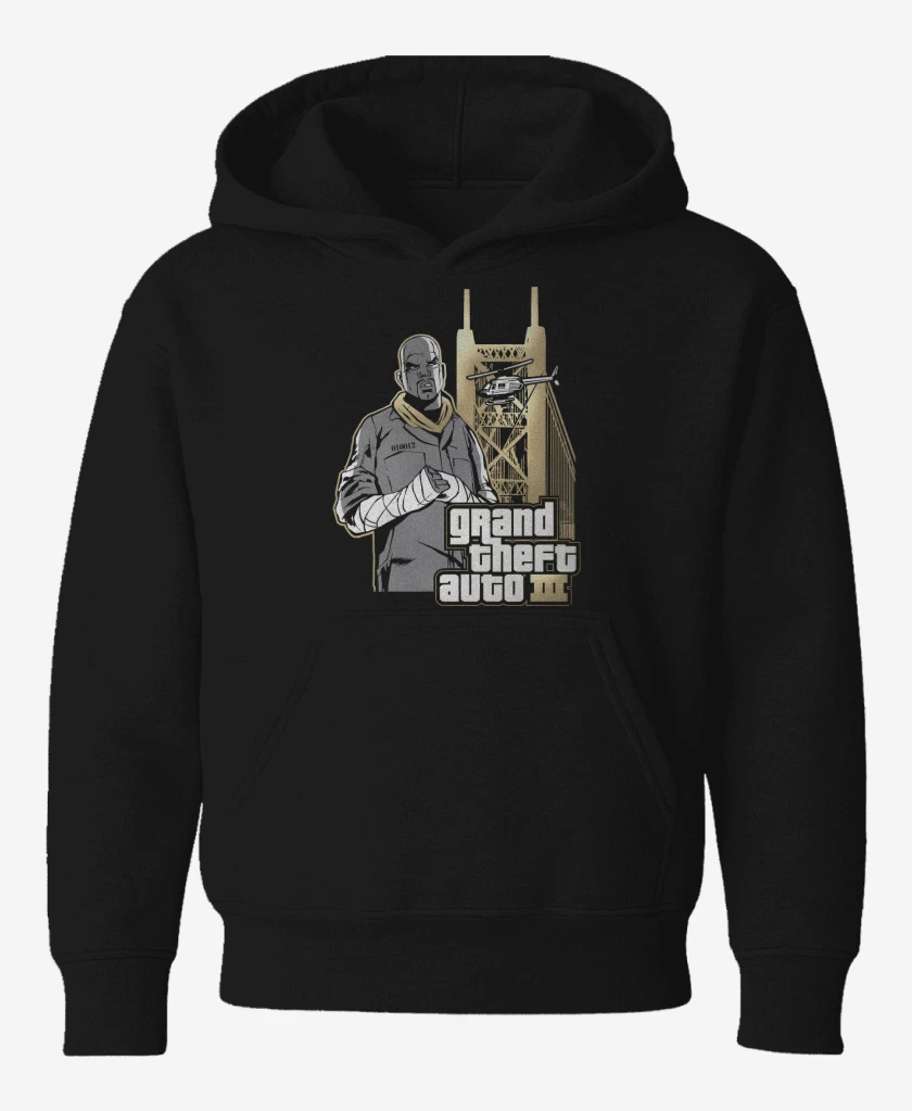 Poleron de niño Negro de GTA III Criminal