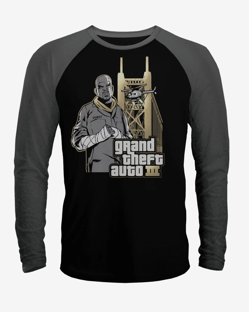 Polera Raglan GTA III Criminal