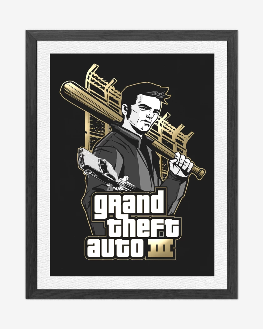 Cuadro decorativo GTA III Claude Speed 
