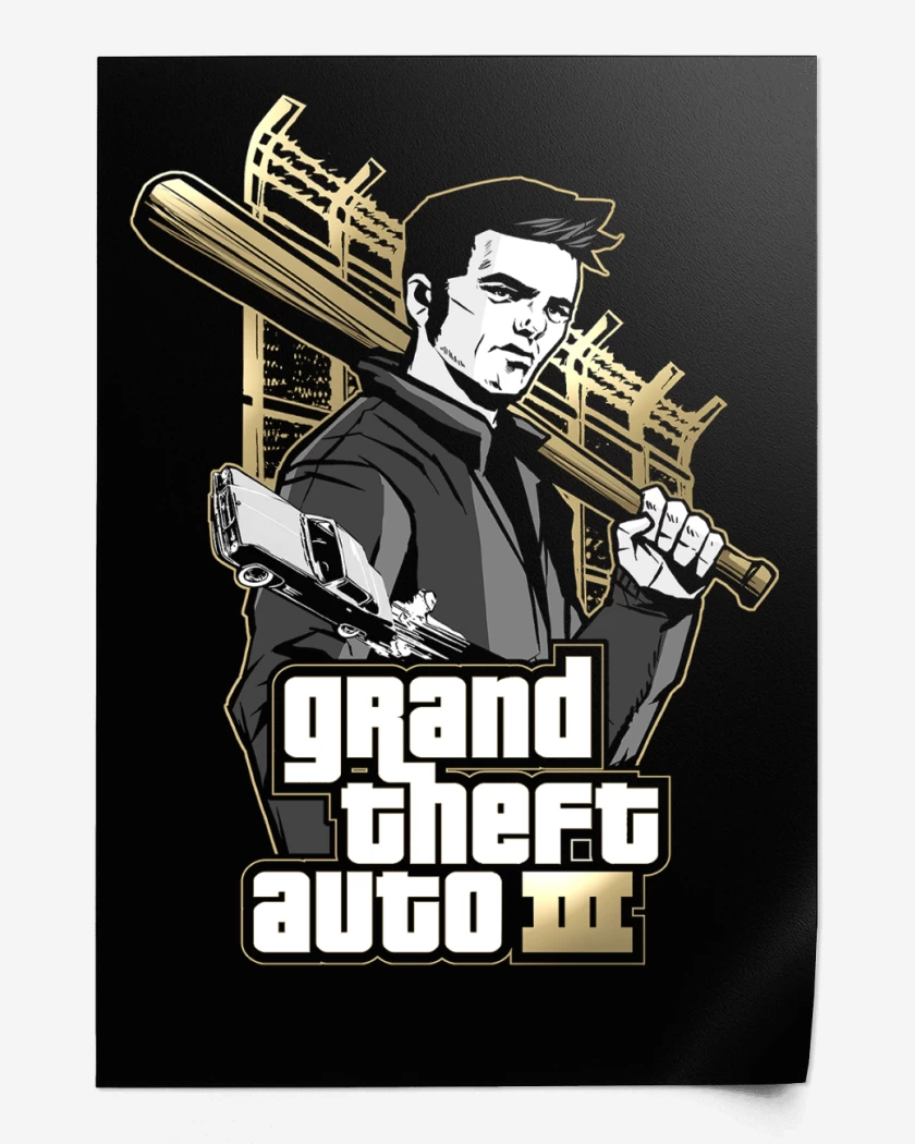 Print GTA III Claude Speed 