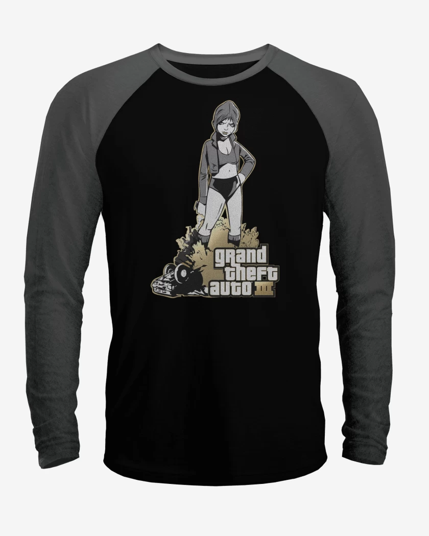 Polera Raglan GTA III Misty