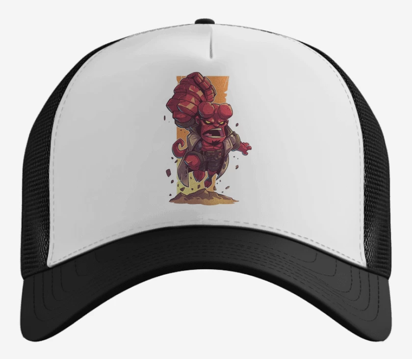 Gorro Blanco de Chibi Hell boy