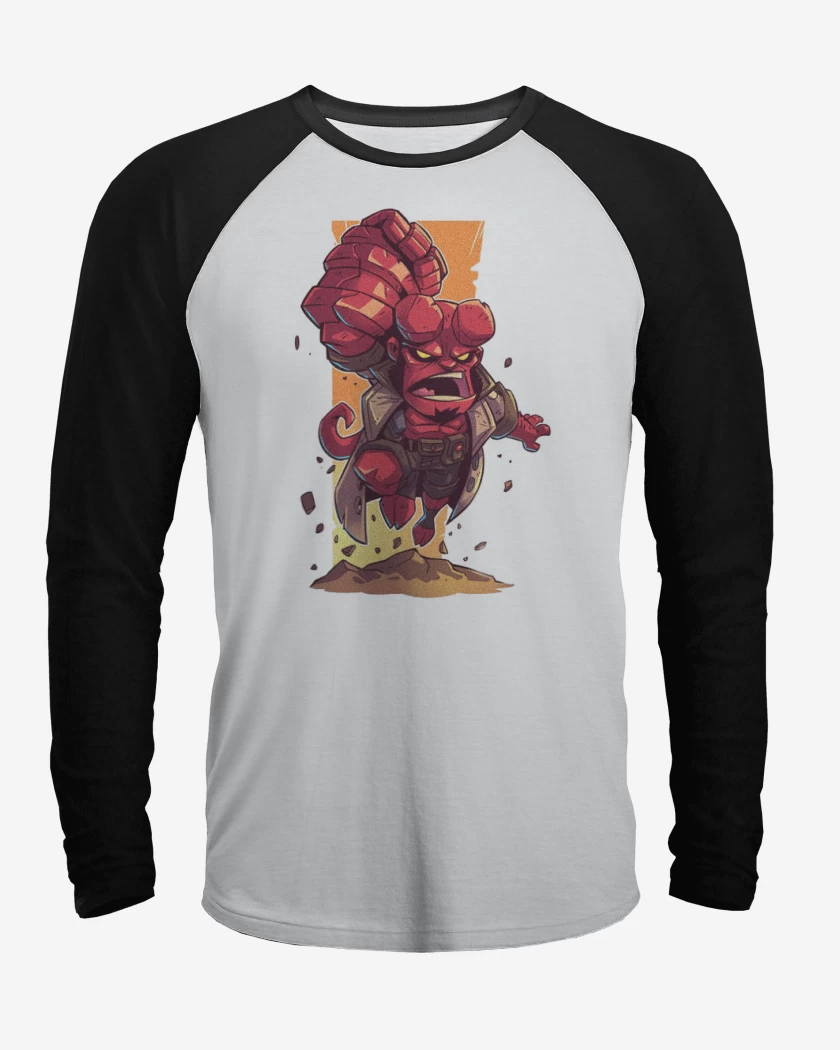 Polera Raglan Chibi Hell boy