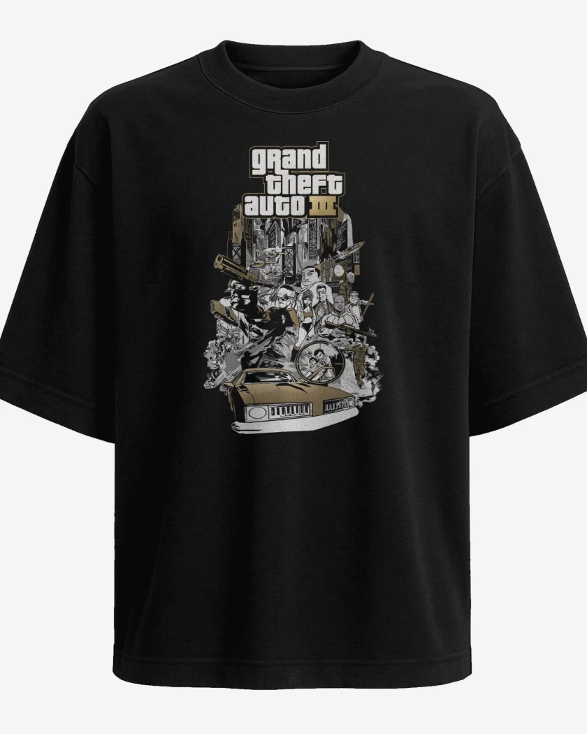 Polera Oversize GTA III Liberty Ciy