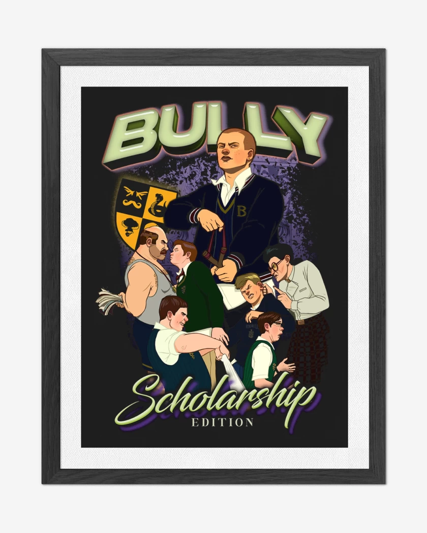 Cuadro decorativo Negro de Bully Scolarship 