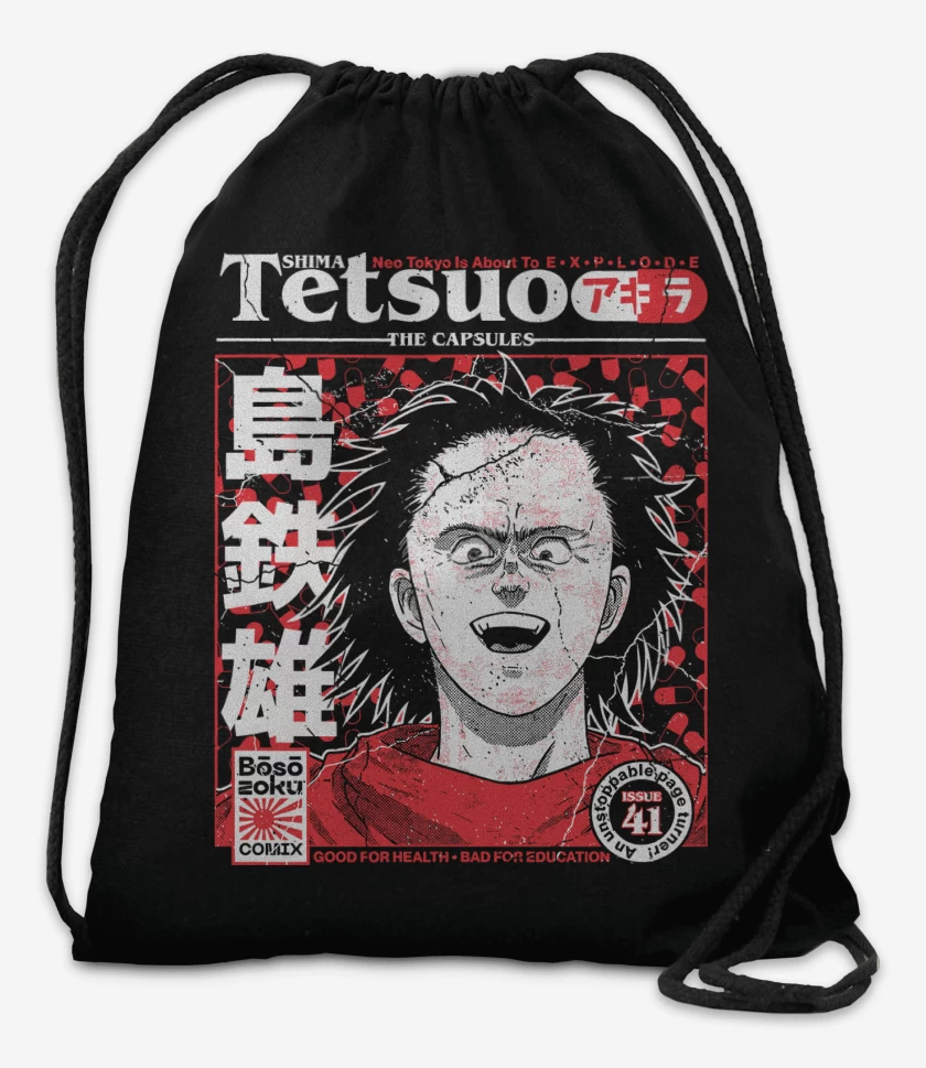 Mochila Negro de Akira Tetsuo