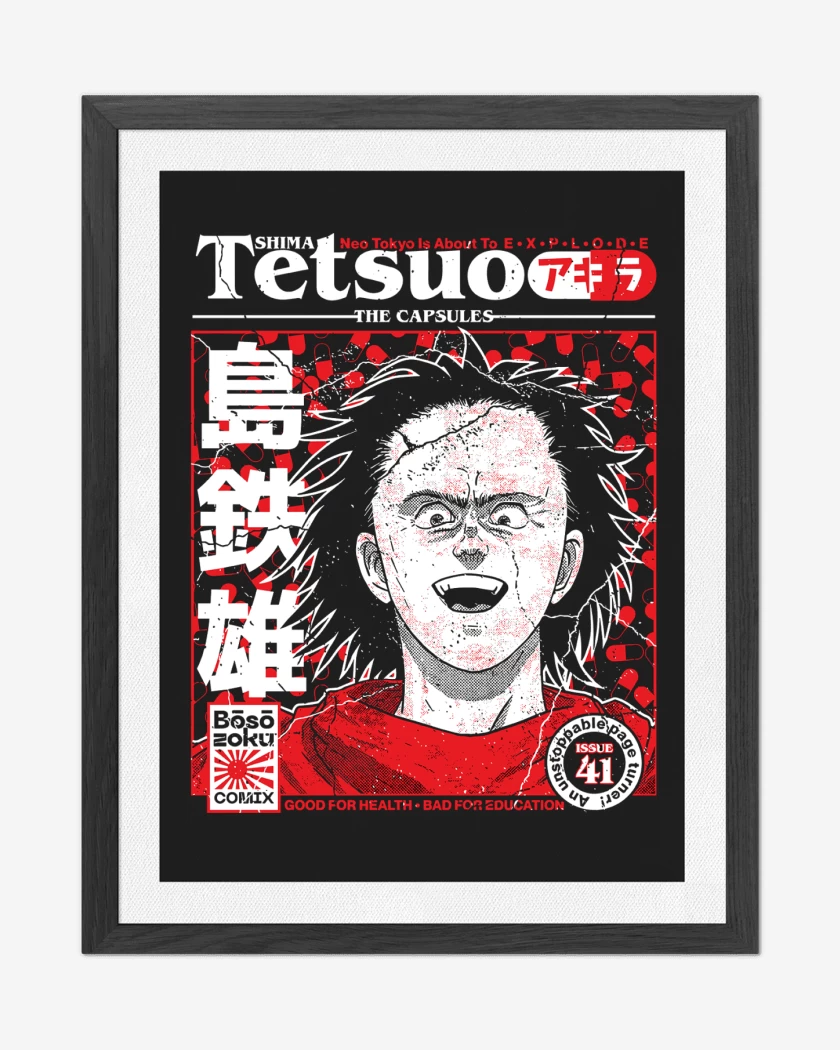 Cuadro decorativo Negro de Akira Tetsuo