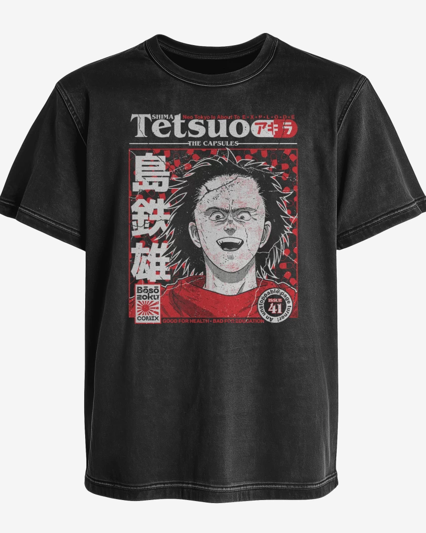 Polera desgastada Akira Tetsuo