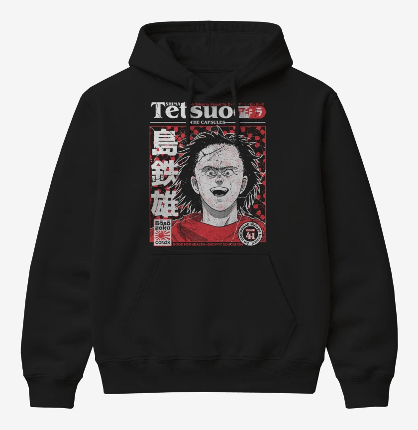 Poleron Canguro básico Negro de Akira Tetsuo