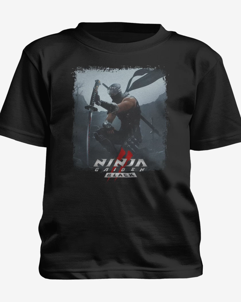 Polera de niño Ninja Gaiden II Black