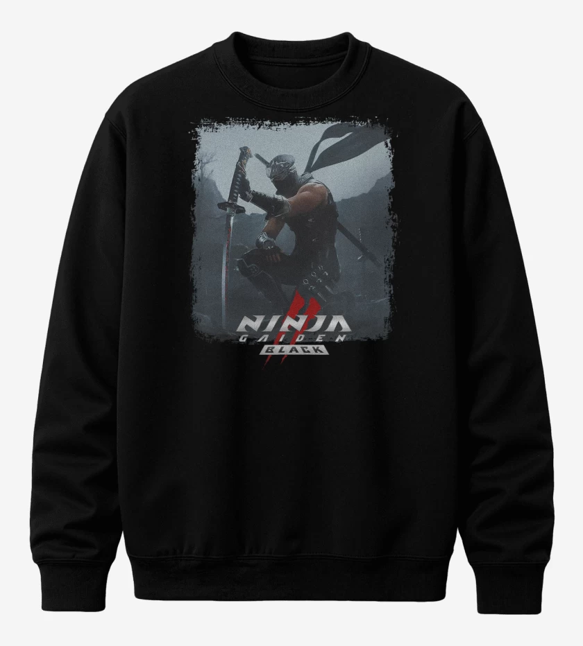 Poleron polo Ninja Gaiden II Black