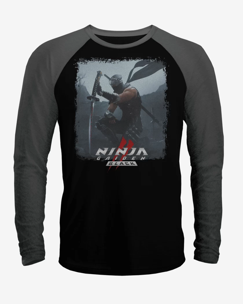 Polera Raglan Ninja Gaiden II Black