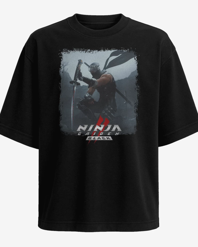 Polera Oversize Ninja Gaiden II Black