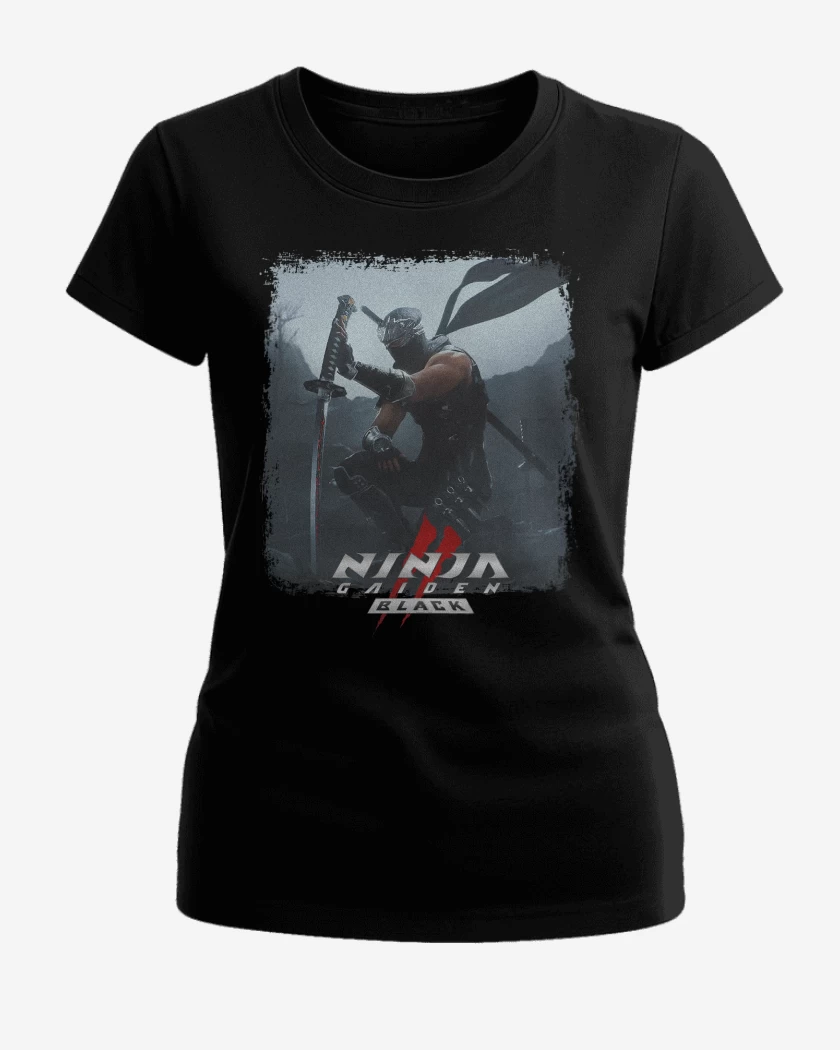 Polera de Mujer Ninja Gaiden II Black