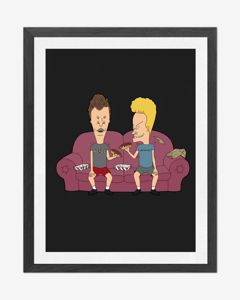 Cuadro decorativo Beavis and Butthead Sillon