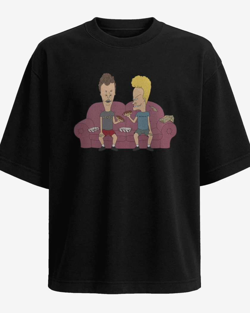 Polera Oversize Beavis and Butthead Sillon