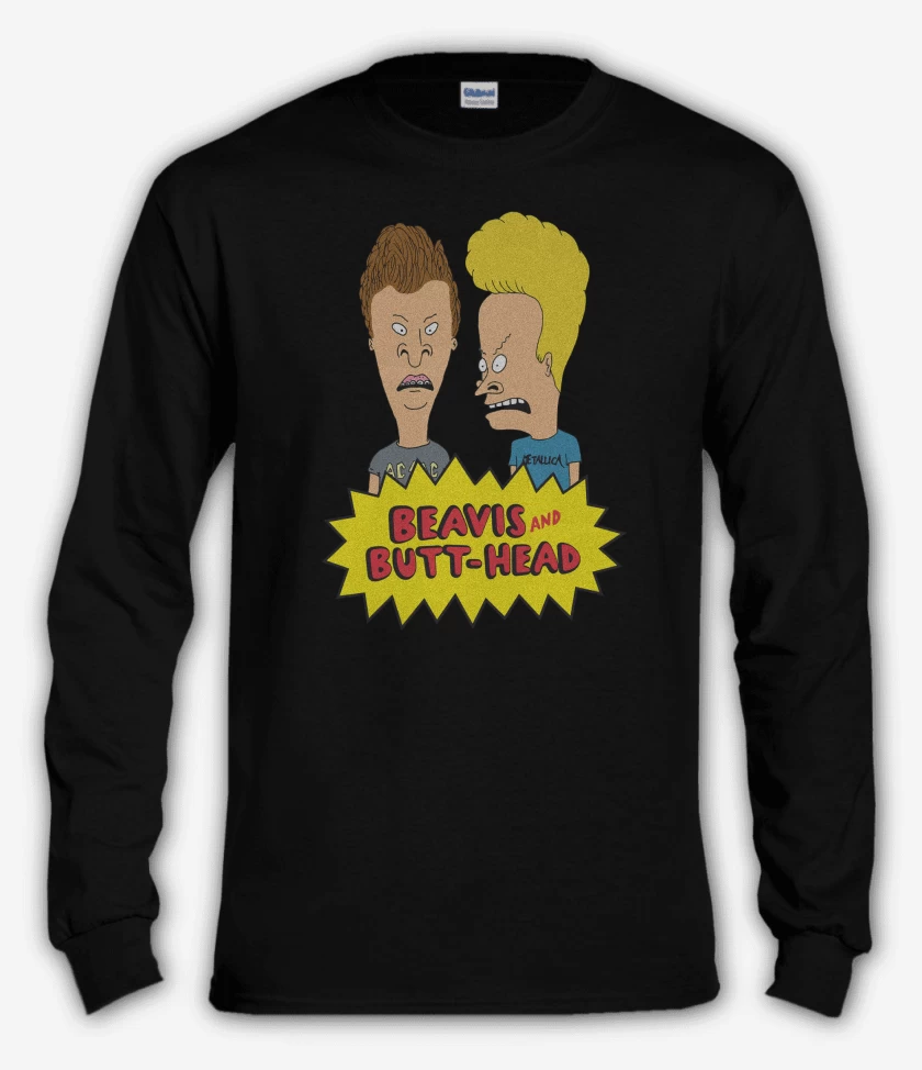 Polera manga larga Show de Beavis and Butt Head