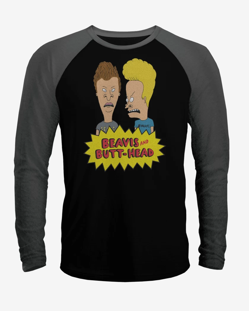 Polera Raglan Show de Beavis and Butt Head