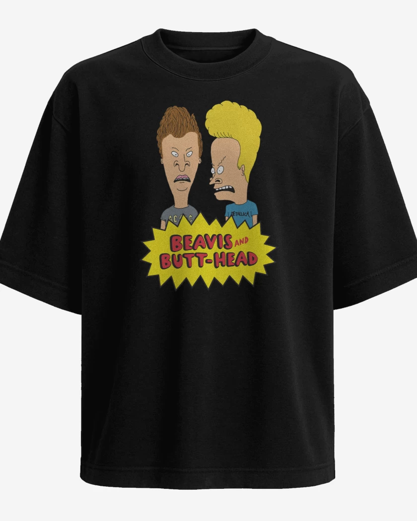 Polera Oversize Show de Beavis and Butt Head