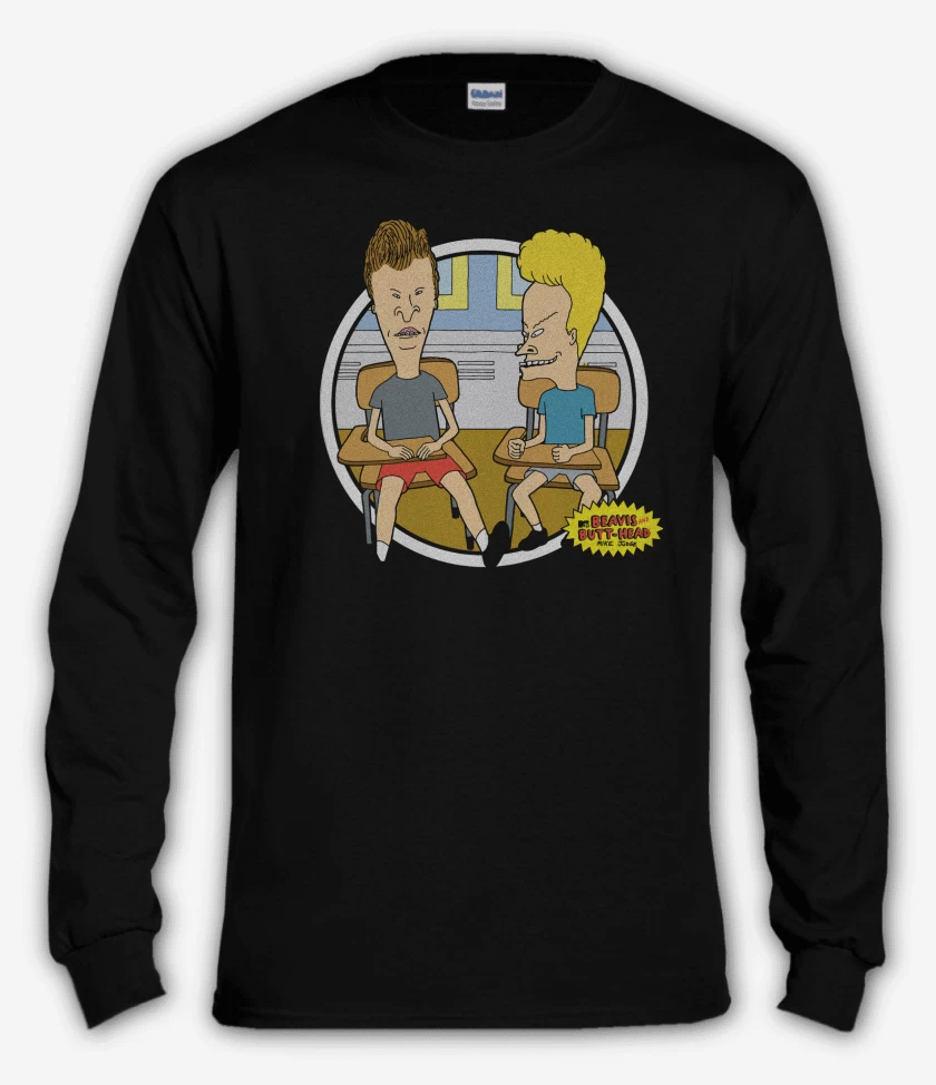 Polera manga larga Beavis y Butthead