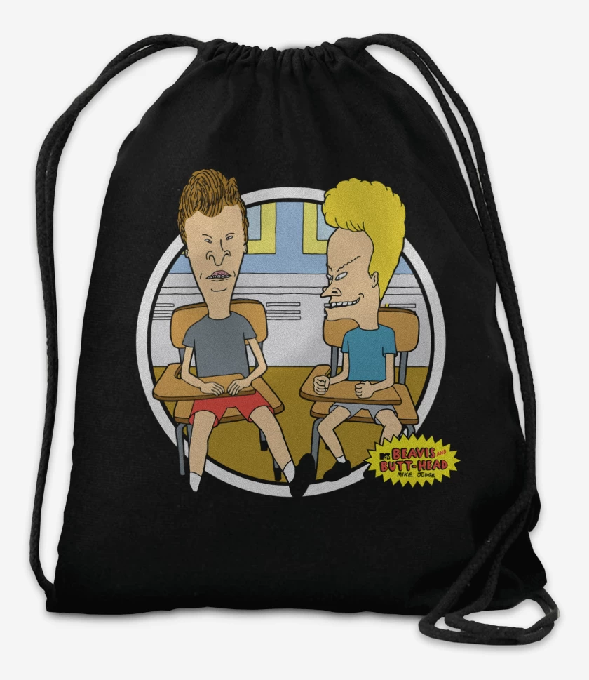 Mochila Negro de Beavis y Butthead