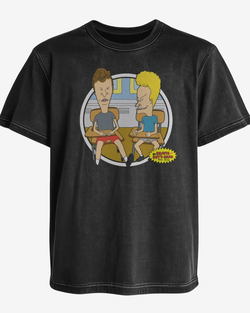 Polera desgastada Beavis y Butthead
