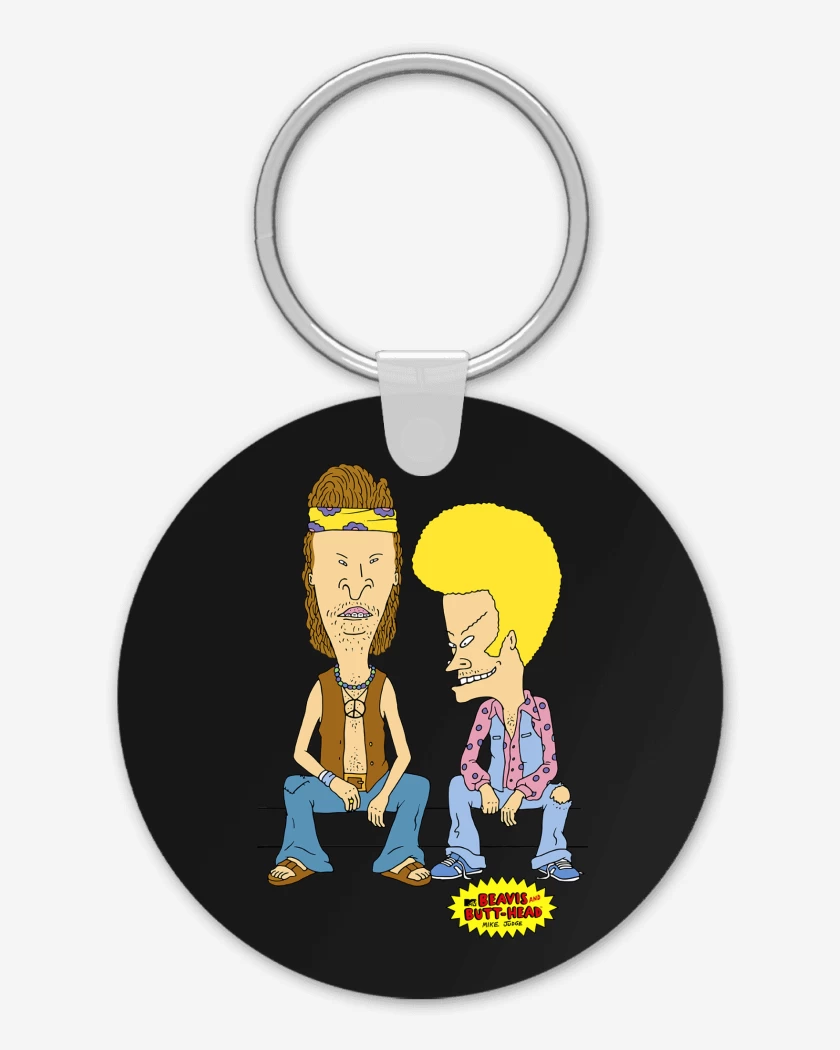 Llavero Beavis and Butthead Hippies