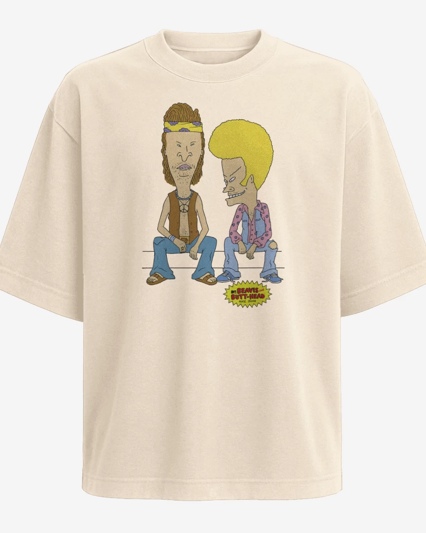 Polera Oversize Beavis and Butthead Hippies
