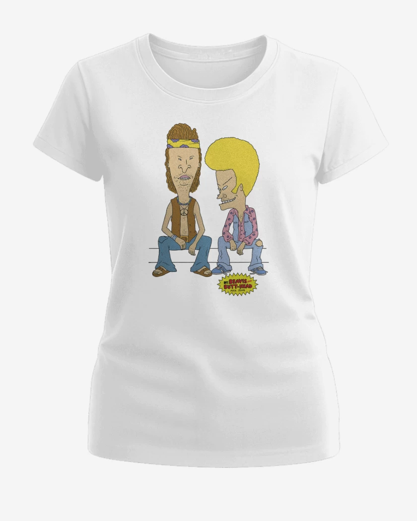 Polera de Mujer Beavis and Butthead Hippies