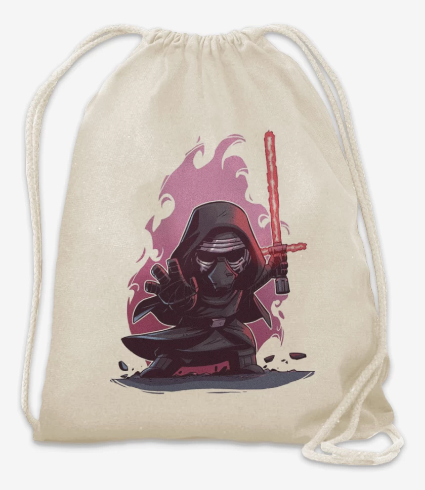 Mochila Blanco de Chibi Kylo
