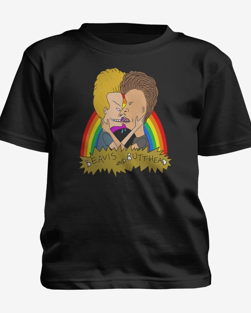 Polera de niño Negro de Beavis and Butthead Love